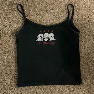 Skull New York Tank Top